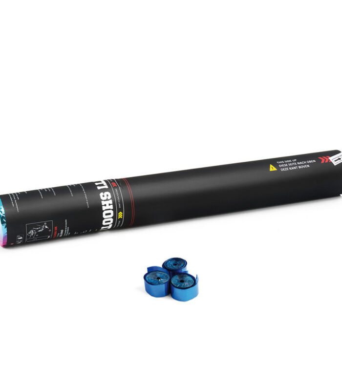 TCM FX - Kézi működtetésű Szalag Ágyú 50cm - Blue Metallic